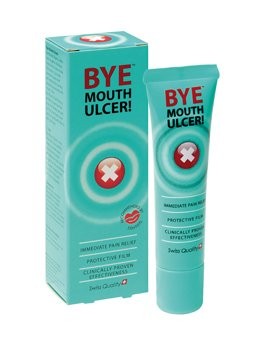 BYE MOUTH ULCER/ gel pentru tratamentul ulceratiilor bucale/ 15 ml