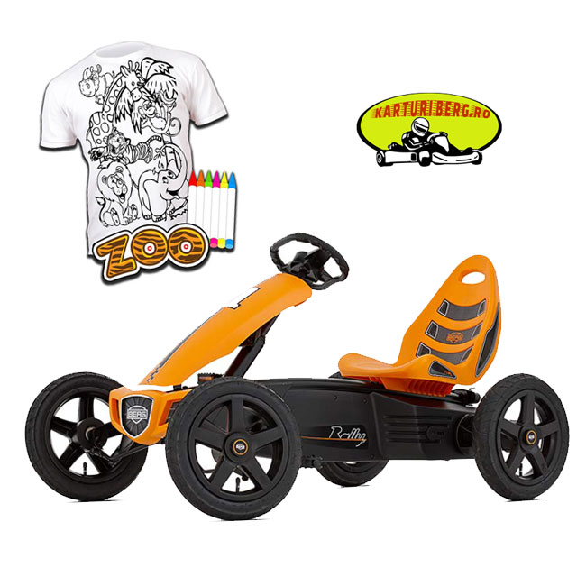 Kart BERG Rally Orange + Cadou Tricou Splat Planet