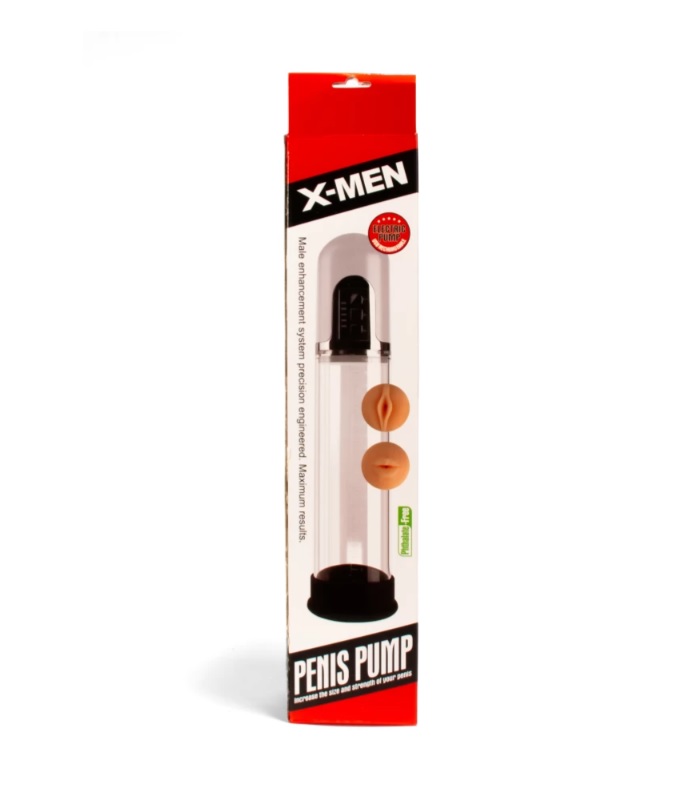 X-MEN Electric Penis Pump White – pompa electrica pentru marirea penisului