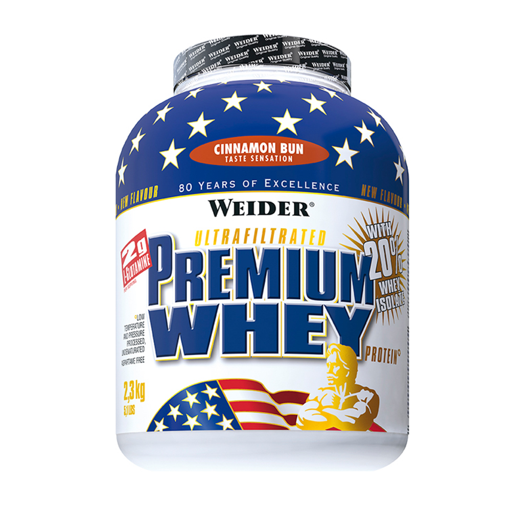 Premium Whey 2.3 kg Izolat proteic din zer - cinnamon